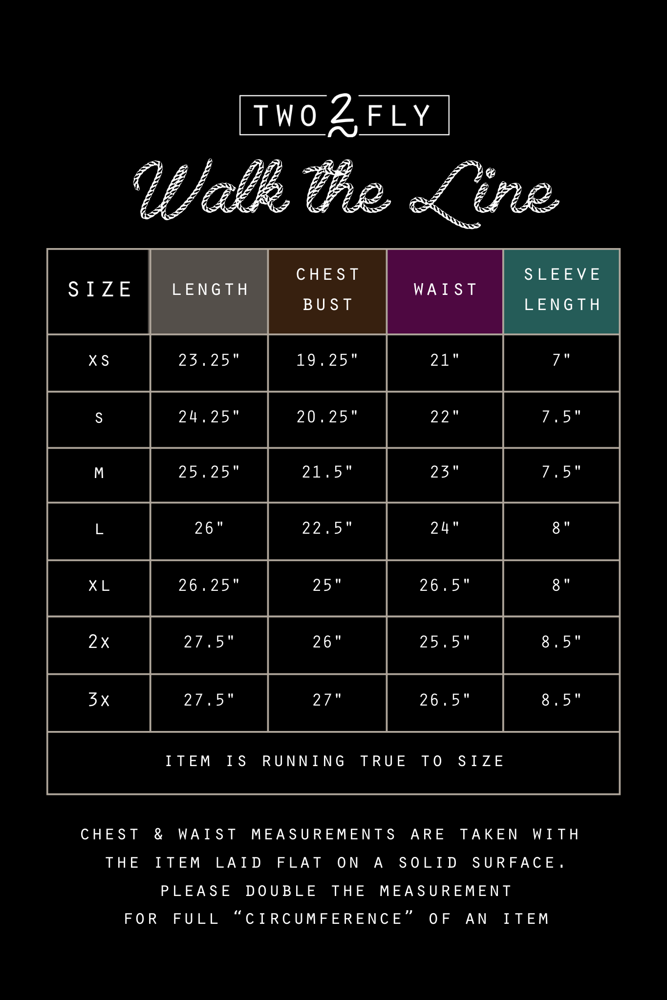 WALK THE LINE TEE
