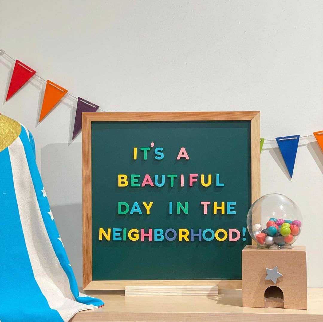 Rainbow Prep Magnetic Letters