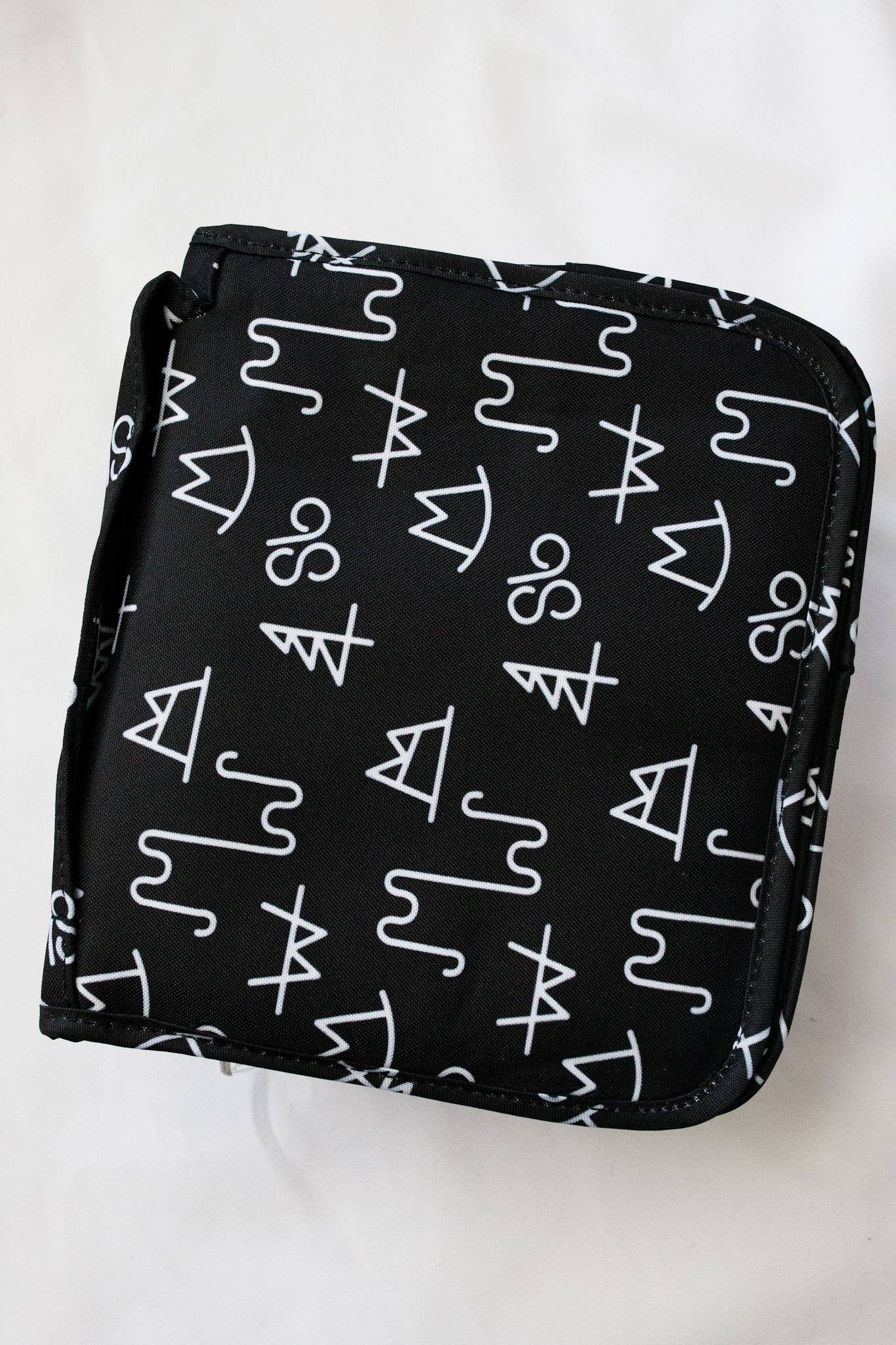 Black Brand Shower Tote