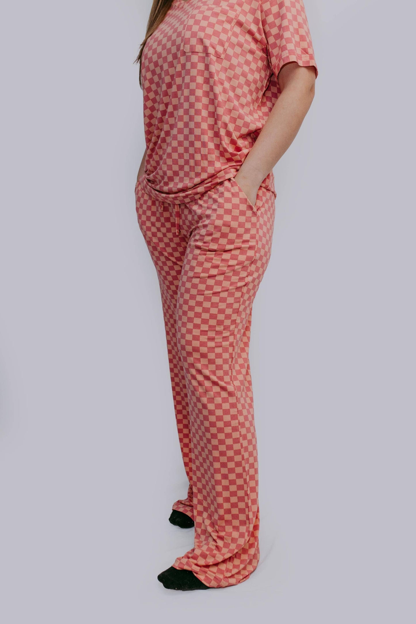 Checkered Pajamas Set