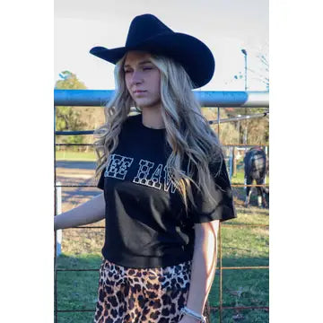 Yee Haw Embroidered Tee