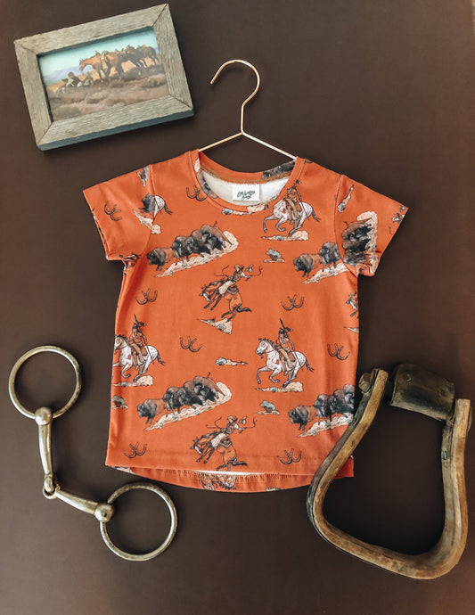 Cowboy's & Indian's Organic Cotton Tee: 2T