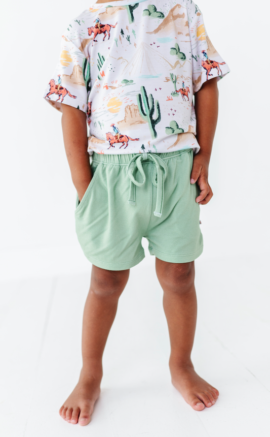 Billy Western Cowboy Kids Short Set