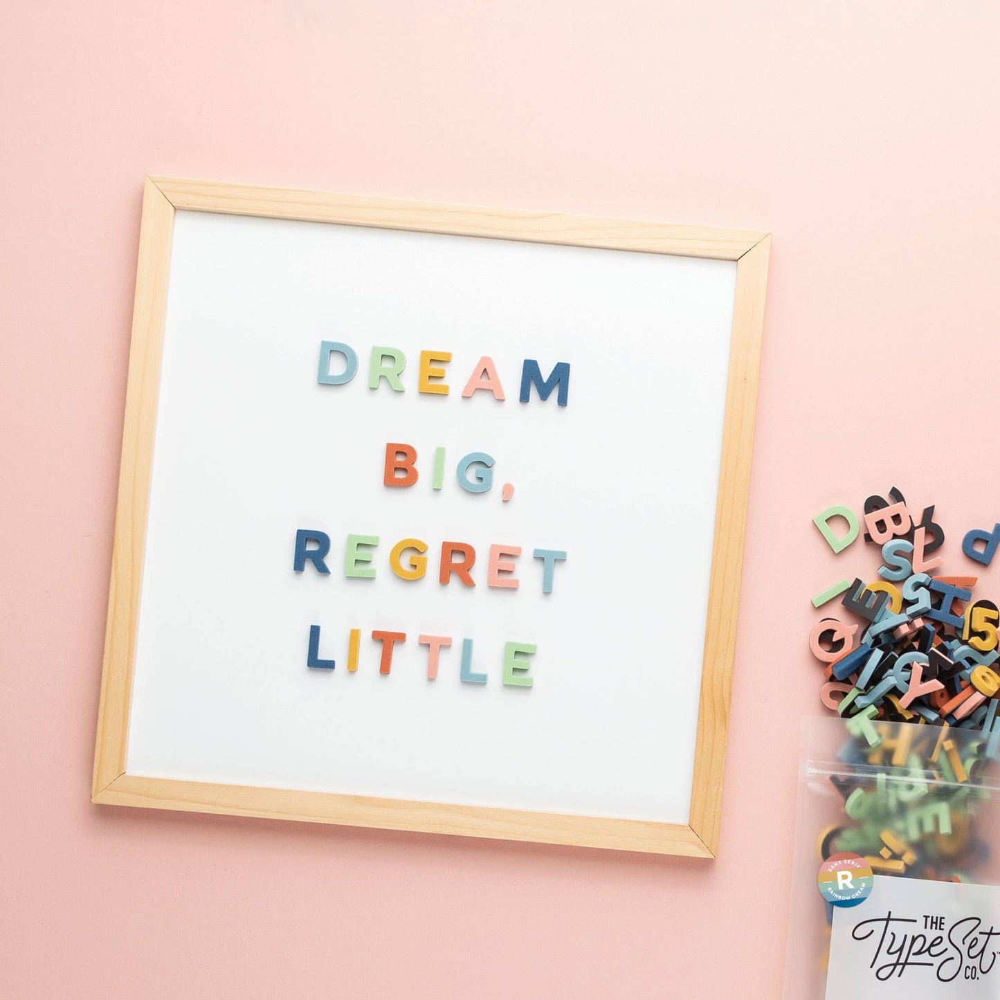 Rainbow Dream Magnetic Letters