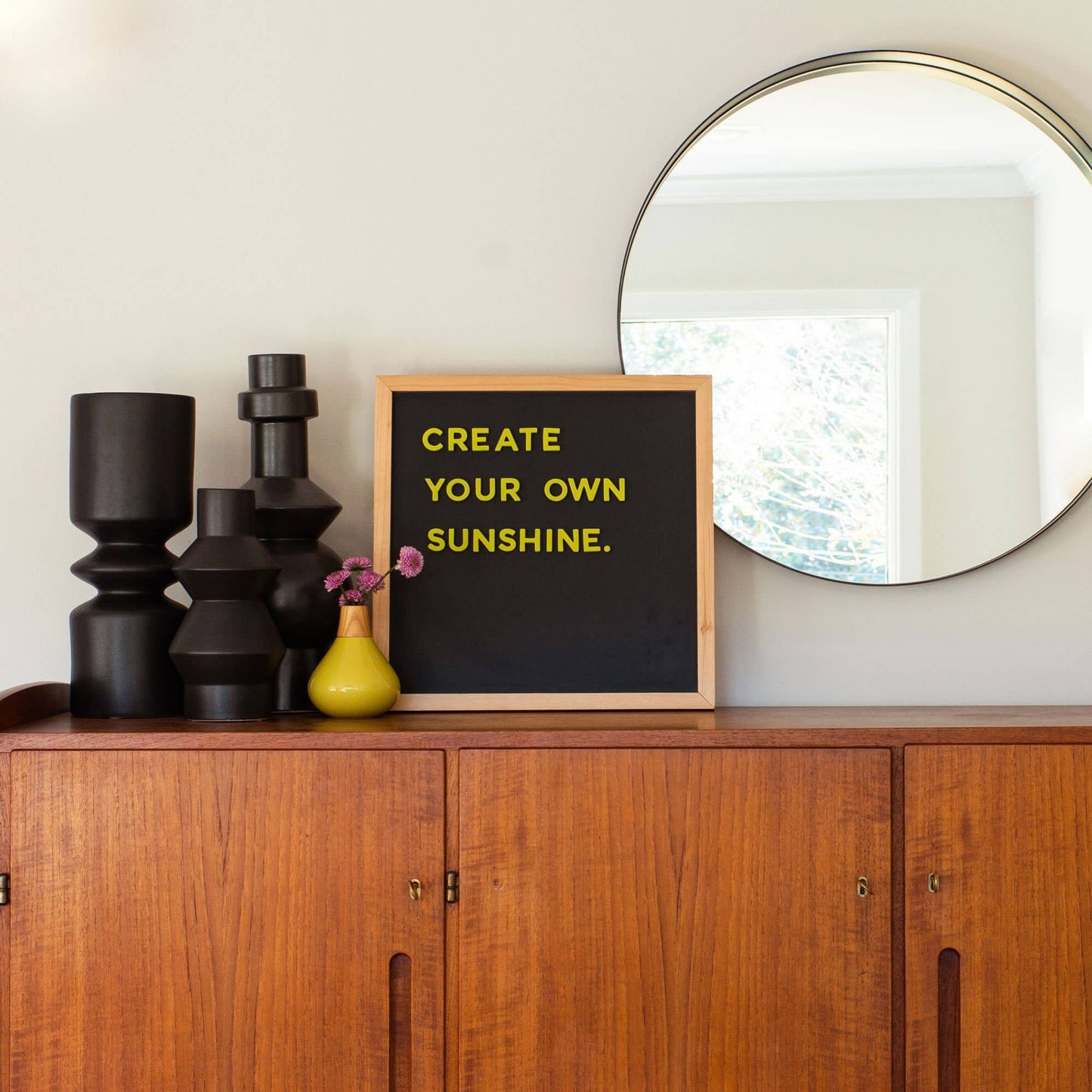 Black Magnetic Chalkboard